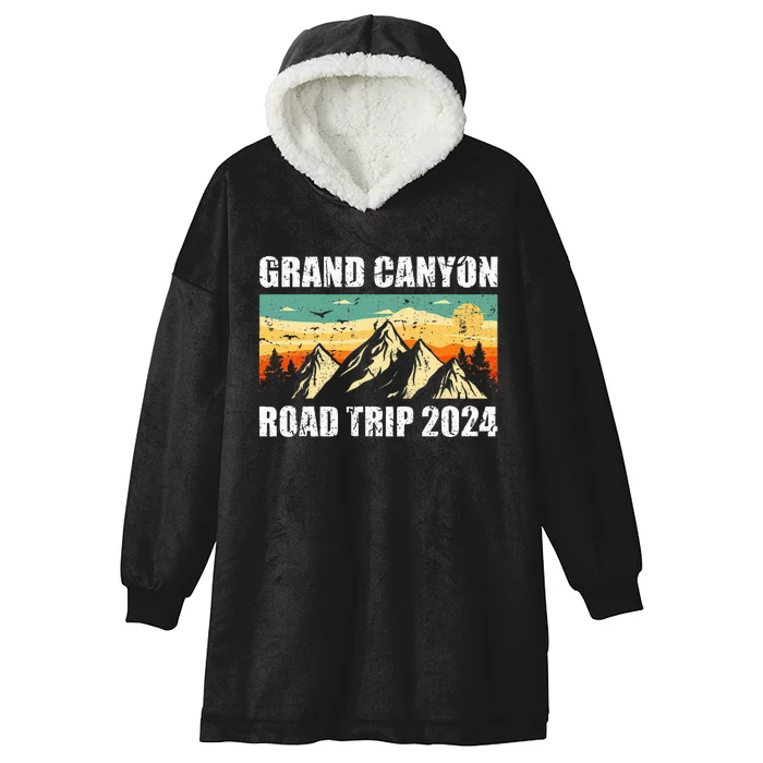 Grand Canyon National Park Travel Traveling 2024 Hooded Wearable Blanket