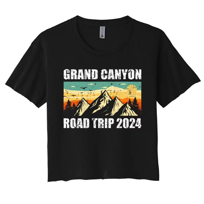 Grand Canyon National Park Travel Traveling 2024 Women's Crop Top Tee