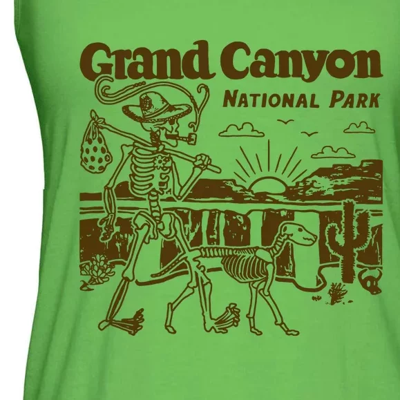 Grand Canyon National Park Monument Valley Funny Camping Ladies Essential Flowy Tank