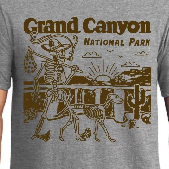 Grand Canyon National Park Monument Valley Funny Camping Pajama Set