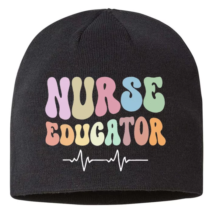 Groovy Certified Nurse Educator Nursing School Instructor 8 1/2in Sustainable Knit Beanie