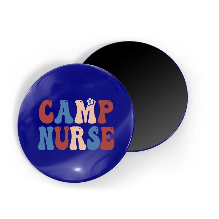 Groovy Camp Nurse 4th Of July Usa America Patriotic American Gift Magnet