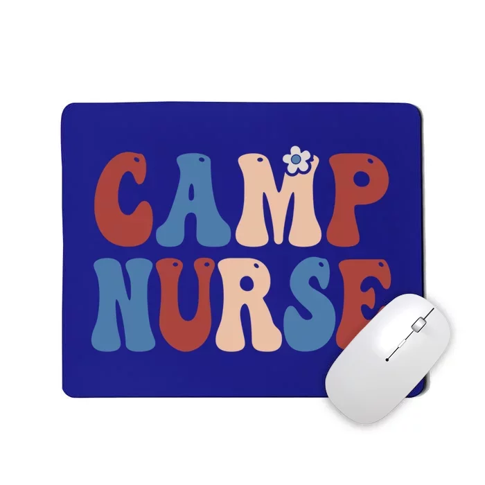 Groovy Camp Nurse 4th Of July Usa America Patriotic American Gift Mousepad