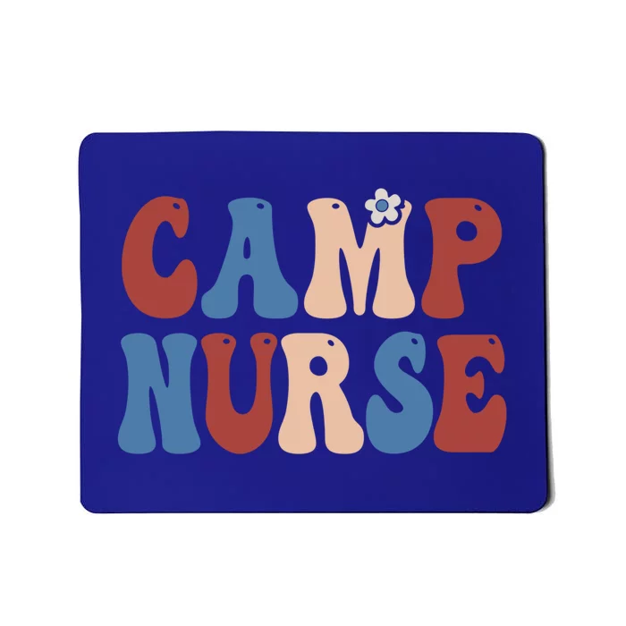 Groovy Camp Nurse 4th Of July Usa America Patriotic American Gift Mousepad