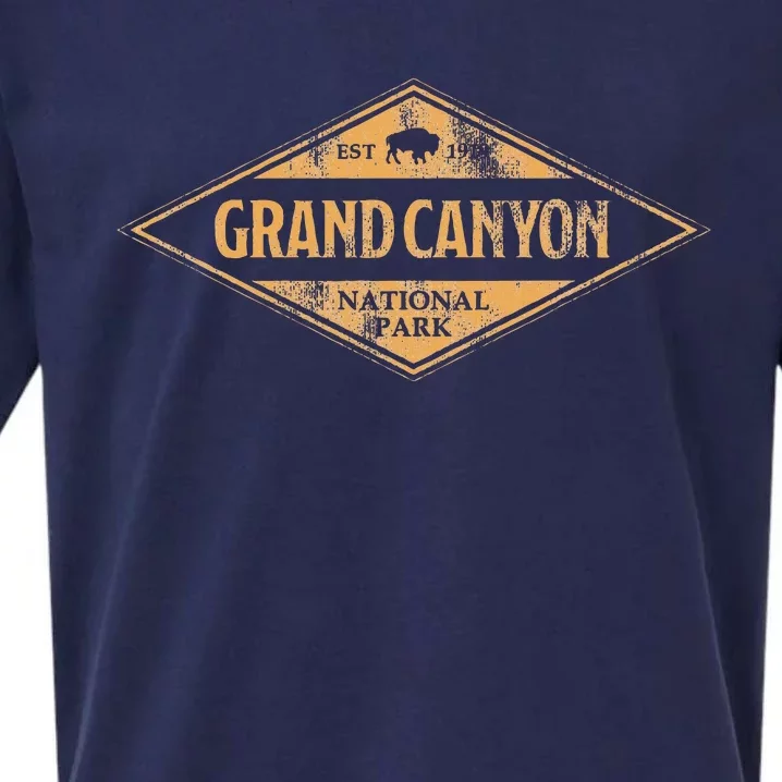 Grand Canyon National Park Bison Hiking Sueded Cloud Jersey T-Shirt