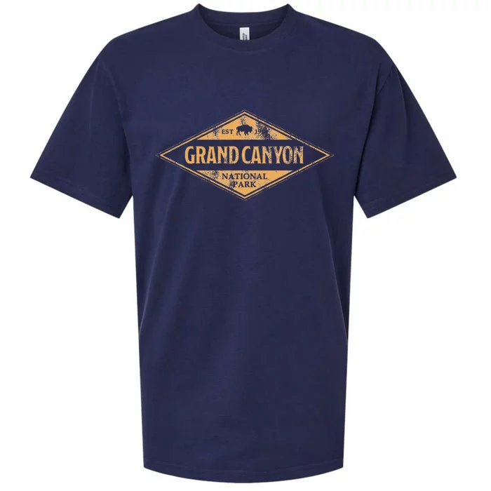 Grand Canyon National Park Bison Hiking Sueded Cloud Jersey T-Shirt