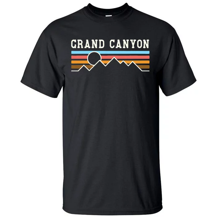 Grand Canyon National Park Retro Camping Hiking Tall T-Shirt