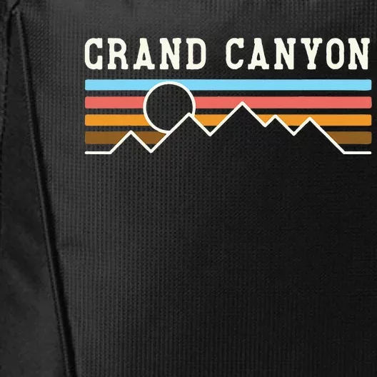 Grand Canyon National Park Retro Camping Hiking City Backpack