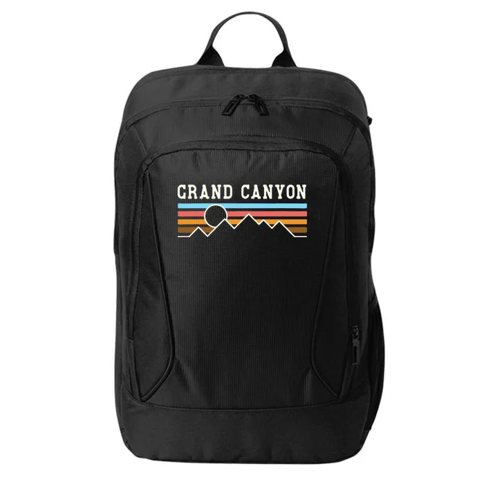 Grand Canyon National Park Retro Camping Hiking City Backpack