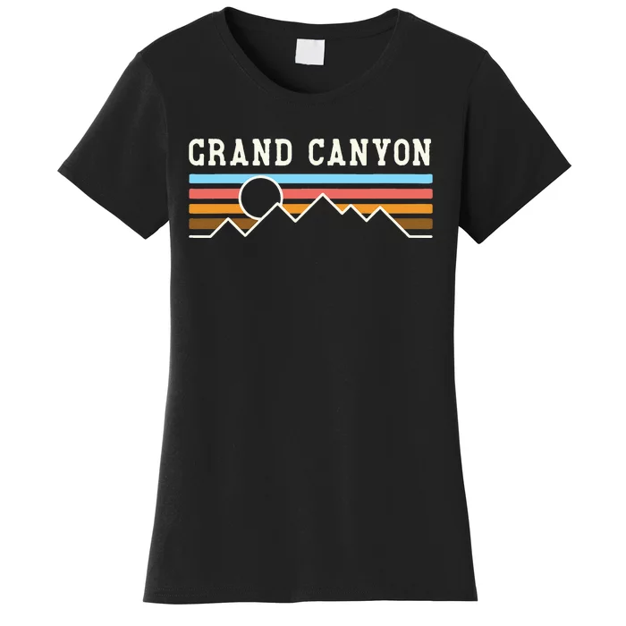 Grand Canyon National Park Retro Camping Hiking Women's T-Shirt