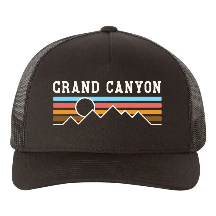 Grand Canyon National Park Retro Camping Hiking Yupoong Adult 5-Panel Trucker Hat