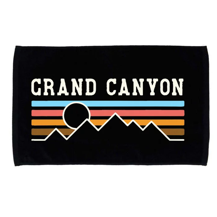 Grand Canyon National Park Retro Camping Hiking Microfiber Hand Towel