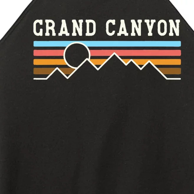 Grand Canyon National Park Retro Camping Hiking Women’s Perfect Tri Rocker Tank