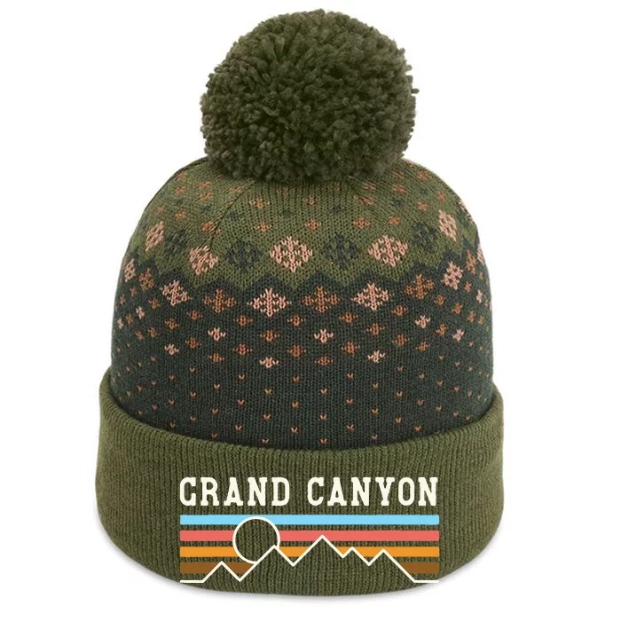 Grand Canyon National Park Retro Camping Hiking The Baniff Cuffed Pom Beanie