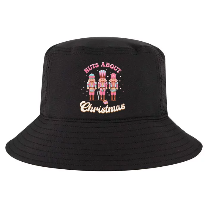 Groovy Cute Nuts About Christmas Funny Christmas Nutcracker Cool Comfort Performance Bucket Hat