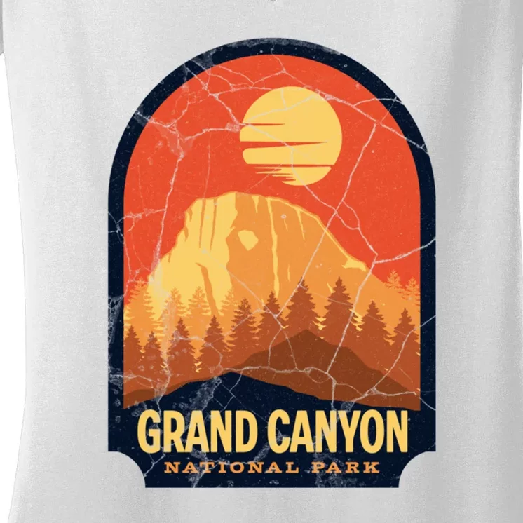 Grand Canyon National Park Arizona Travel Lover Camping Women's V-Neck T-Shirt