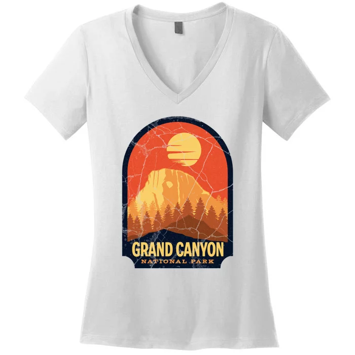 Grand Canyon National Park Arizona Travel Lover Camping Women's V-Neck T-Shirt