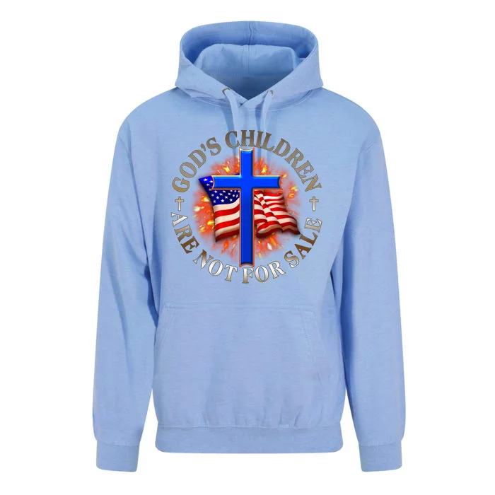 Gods Children Not Are For Sale American USA Flag Unisex Surf Hoodie