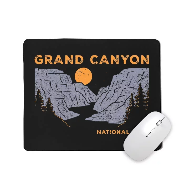 Grand Canyon National Park Arizona Vintage Mousepad