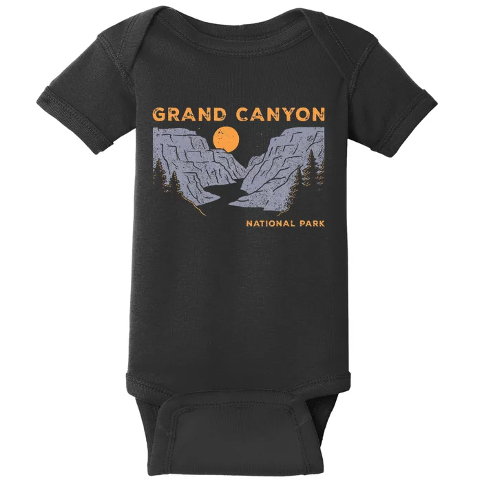 Grand Canyon National Park Arizona Vintage Baby Bodysuit