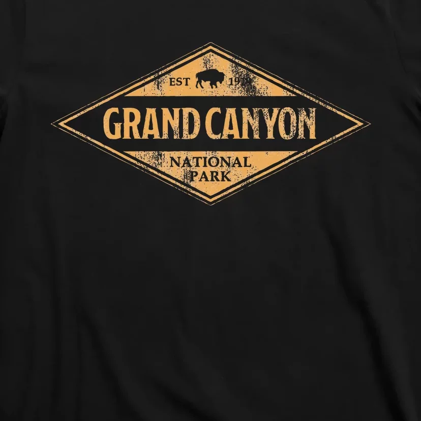 Grand Canyon National Park Bison Graphic Hiking T-Shirt