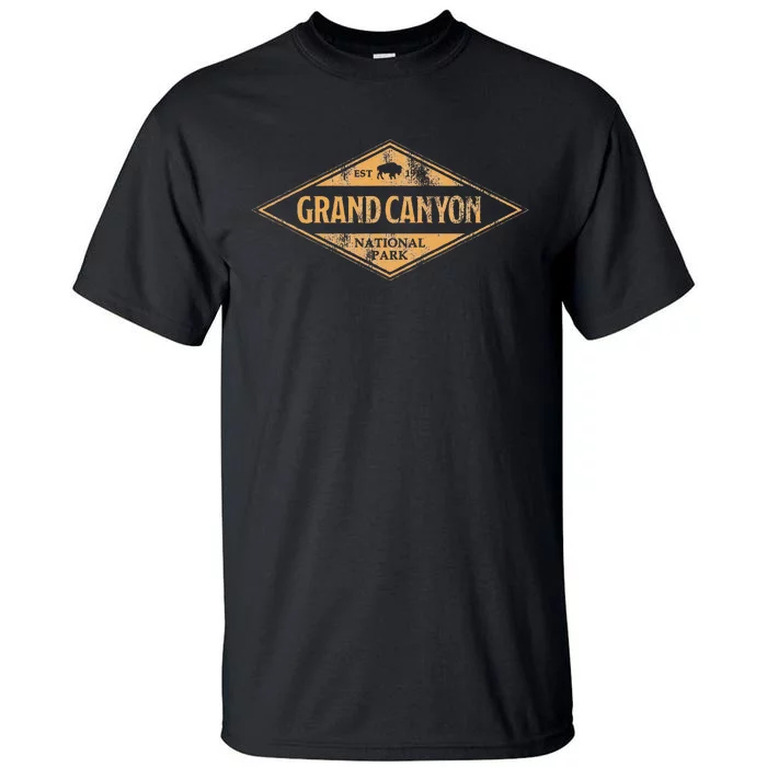 Grand Canyon National Park Bison Graphic Hiking Tall T-Shirt