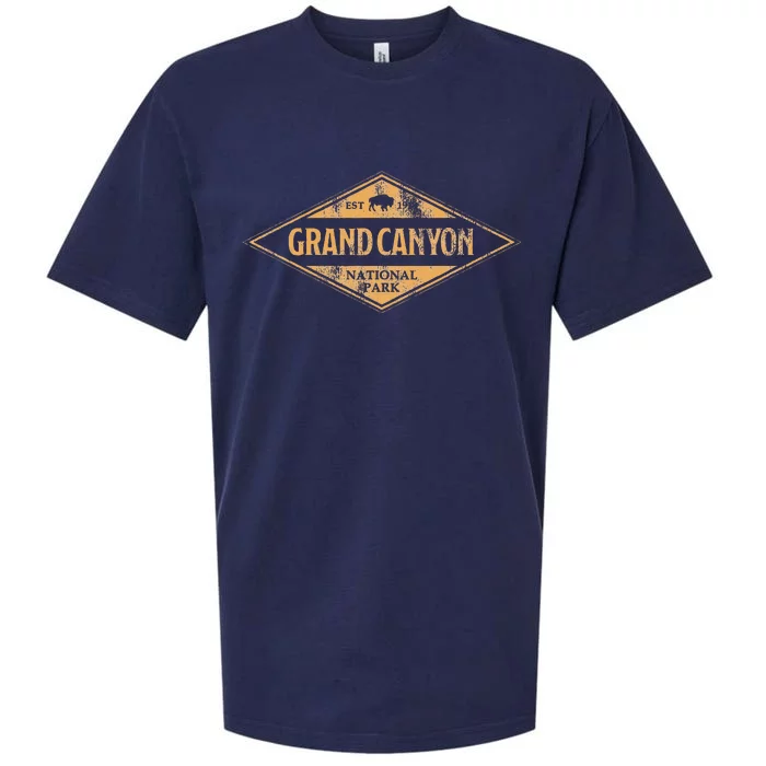 Grand Canyon National Park Bison Graphic Hiking Sueded Cloud Jersey T-Shirt