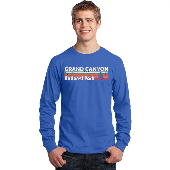 Grand Canyon National Park Retro Style Vintage 70s 80s 90s Gift Tall Long Sleeve T-Shirt