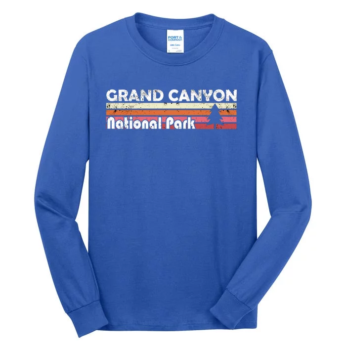 Grand Canyon National Park Retro Style Vintage 70s 80s 90s Gift Tall Long Sleeve T-Shirt