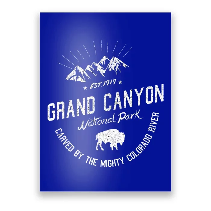 Grand Canyon National Park Arizona Hiking Camping Gift Great Gift Poster