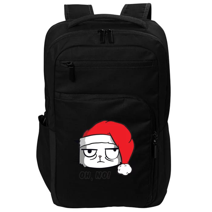 Grumpy Cat Oh No Christmas Impact Tech Backpack