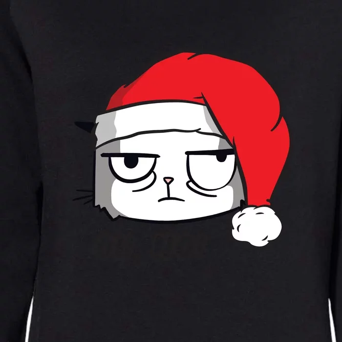 Grumpy Cat Oh No Christmas Womens California Wash Sweatshirt