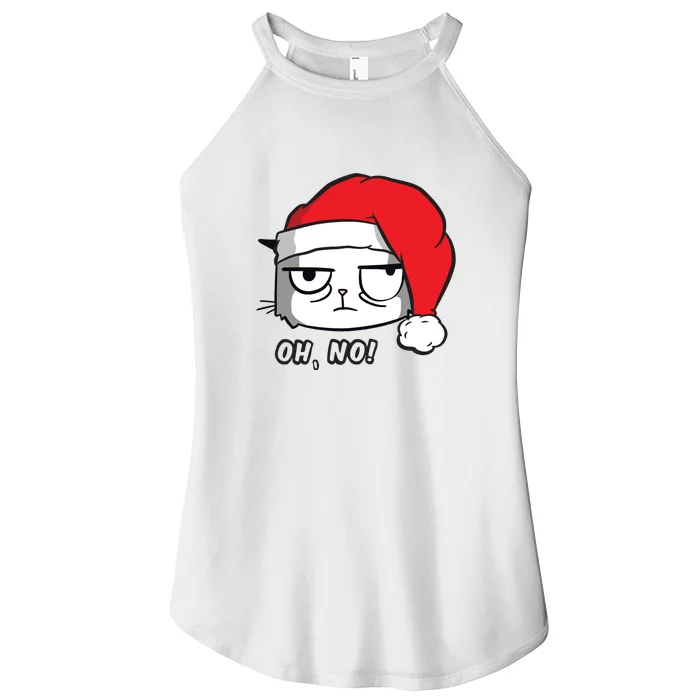 Grumpy Cat Oh No Christmas Women’s Perfect Tri Rocker Tank