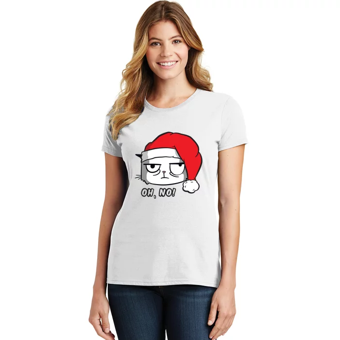 Grumpy Cat Oh No Christmas Women's T-Shirt