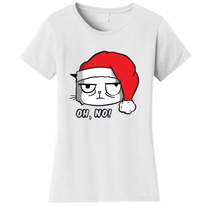 Grumpy Cat Oh No Christmas Women's T-Shirt