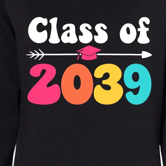 Groovy Class Of 2039 Graduation Senior 2039 Womens California Wash Sweatshirt