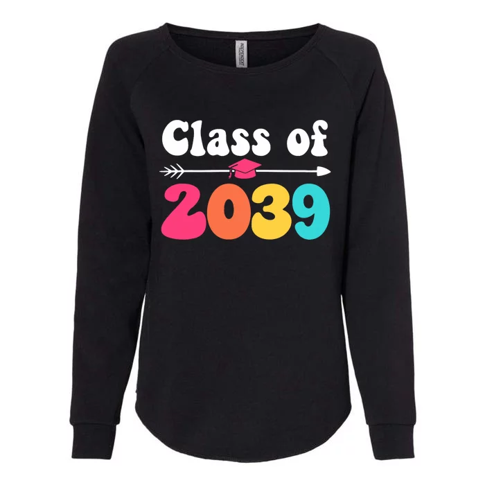 Groovy Class Of 2039 Graduation Senior 2039 Womens California Wash Sweatshirt