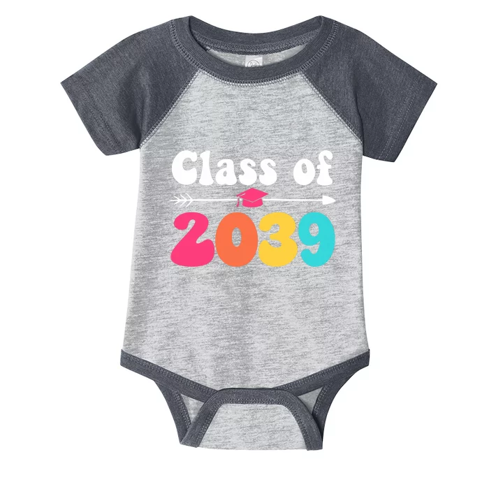 Groovy Class Of 2039 Graduation Senior 2039 Infant Baby Jersey Bodysuit