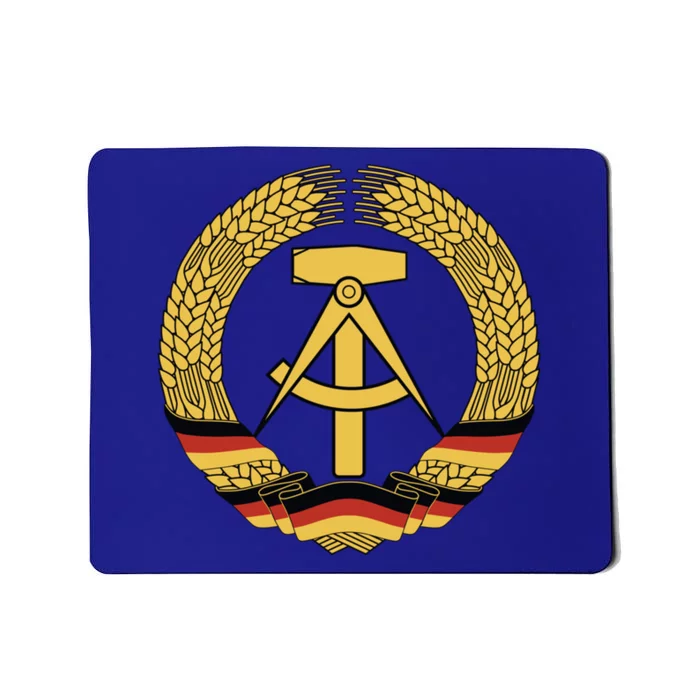 Gdr Coat Of Arms Ger Democratic Republic Flag East Cute Gift Mousepad