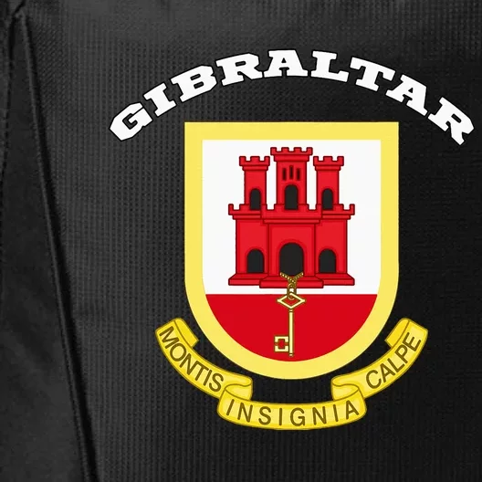 Gibraltar Coat Of Arms Of Coat Of Arm Flag Gibraltarians City Backpack