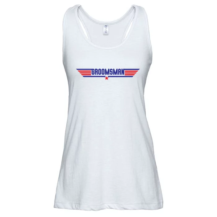 Groomsman Crew Pilot Ladies Essential Flowy Tank