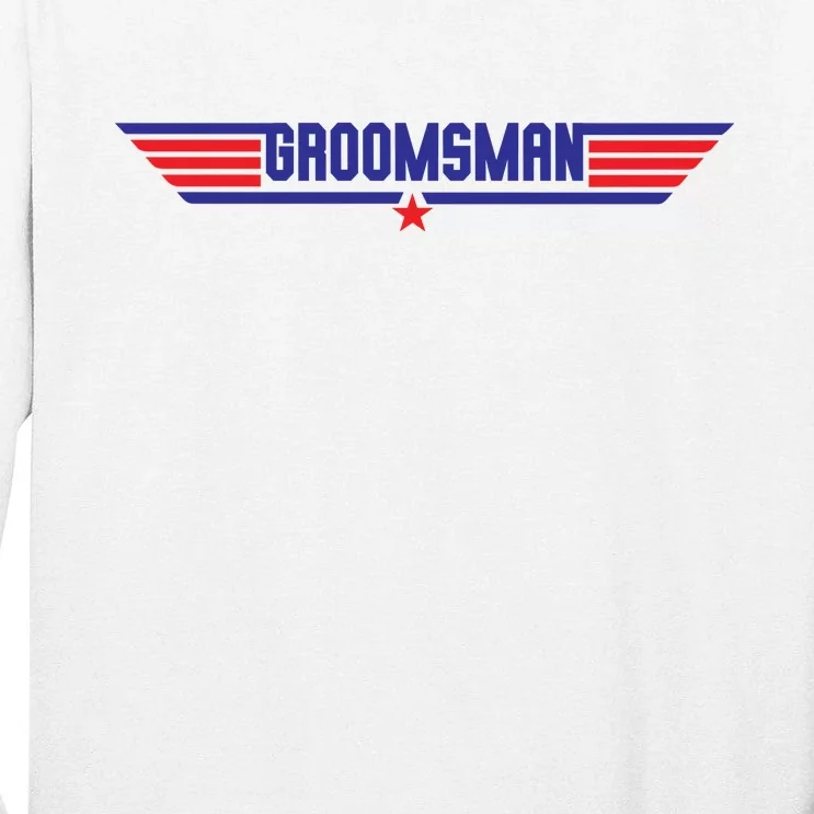 Groomsman Crew Pilot Tall Long Sleeve T-Shirt