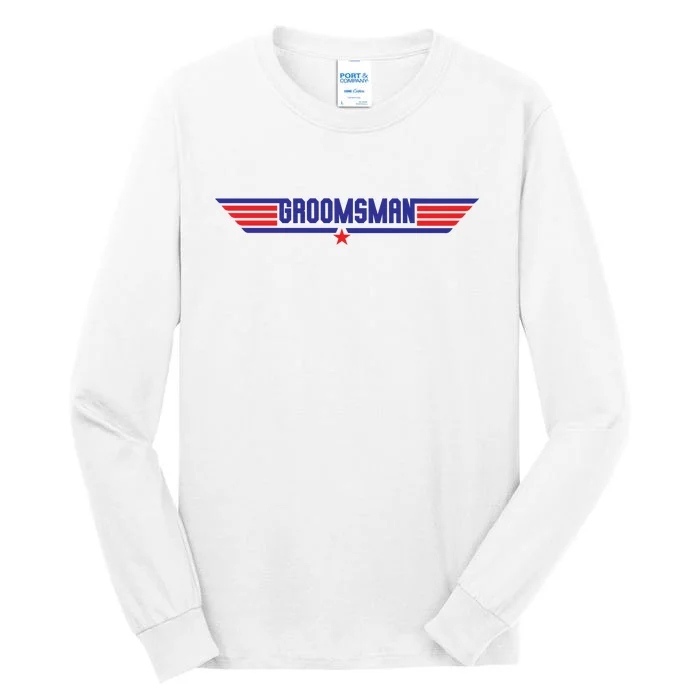 Groomsman Crew Pilot Tall Long Sleeve T-Shirt