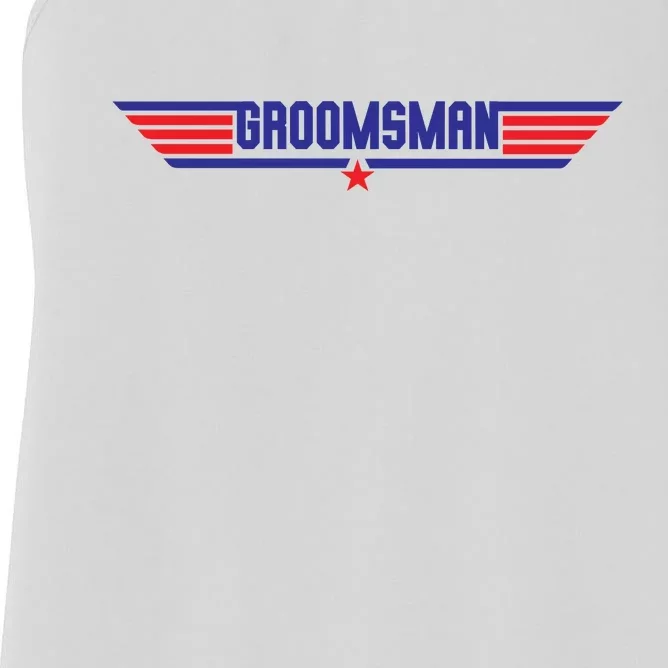 Groomsman Crew Pilot Women's Racerback Tank