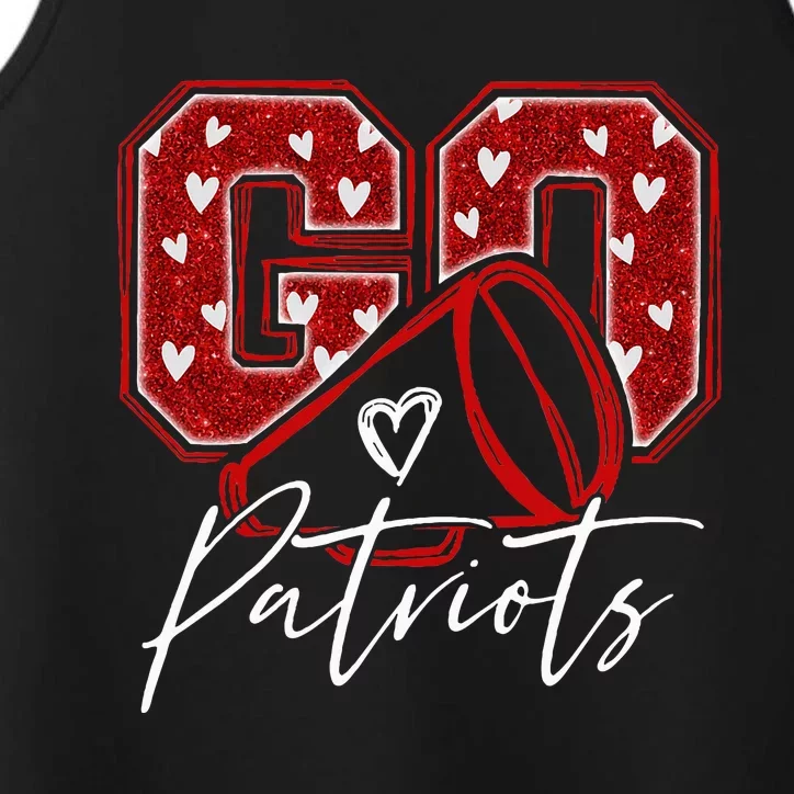 Go Cheer Patriots Performance Tank