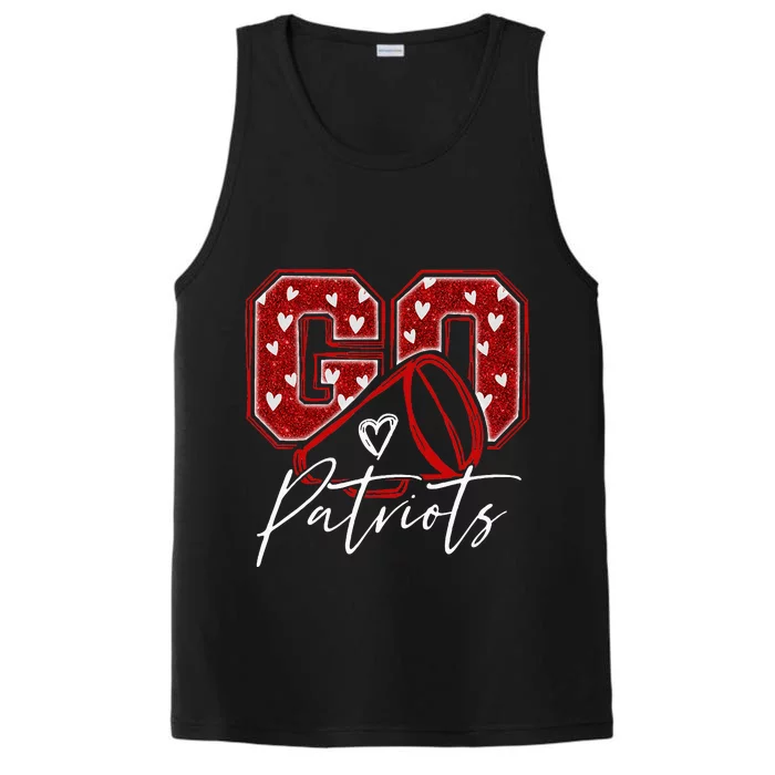 Go Cheer Patriots Performance Tank