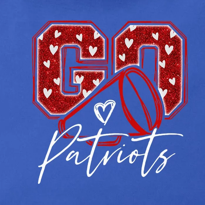 Go Cheer Patriots Zip Tote Bag