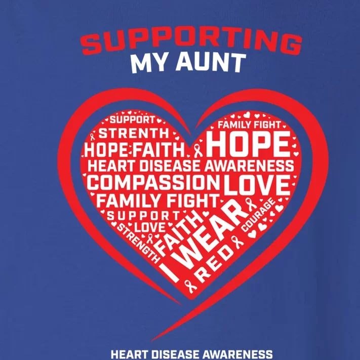 Gifts Clothes Products Wear Red Aunt Heart Disease Awareness Cool Gift Toddler Long Sleeve Shirt