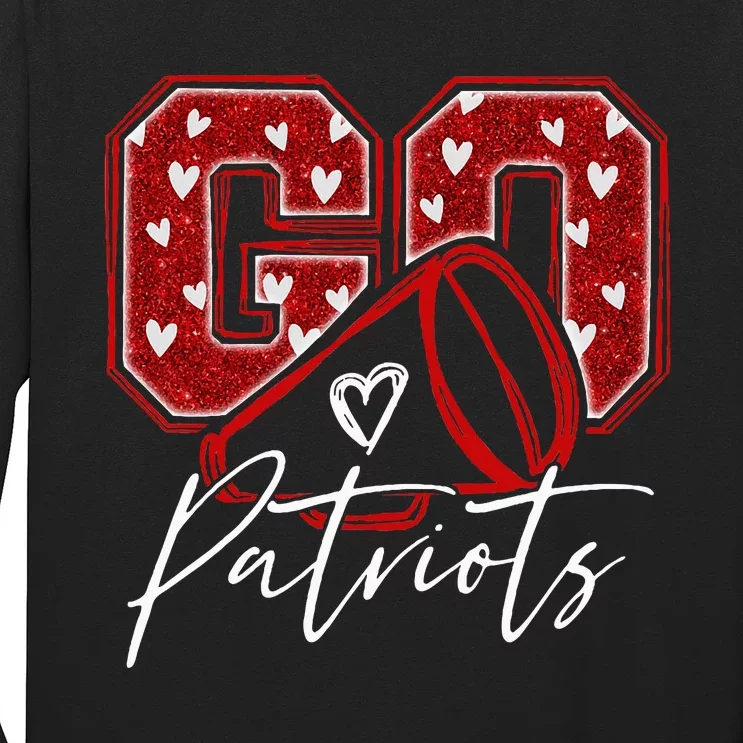 Go Cheer Patriots Design Gift Long Sleeve Shirt