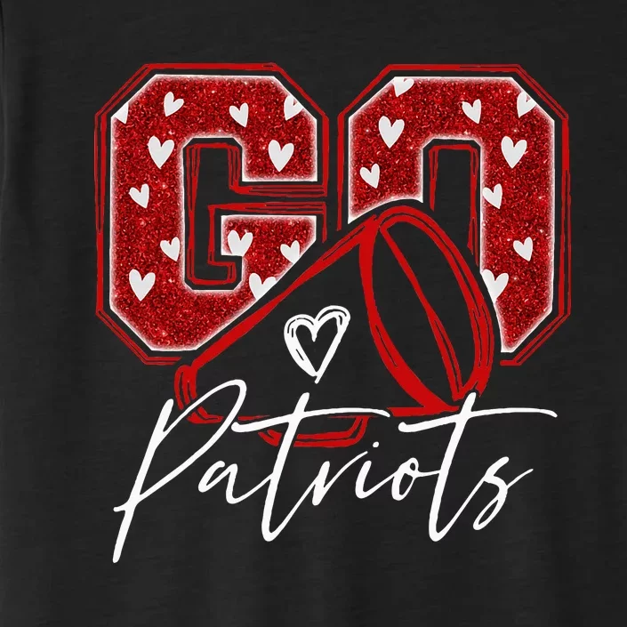 Go Cheer Patriots Design Gift ChromaSoft Performance T-Shirt